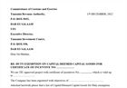 Import Duty application letter (TRA)